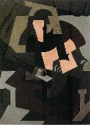 Juan Gris Fiddle and Guitar oil on canvas